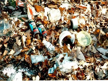 Waste from Meth Cooking